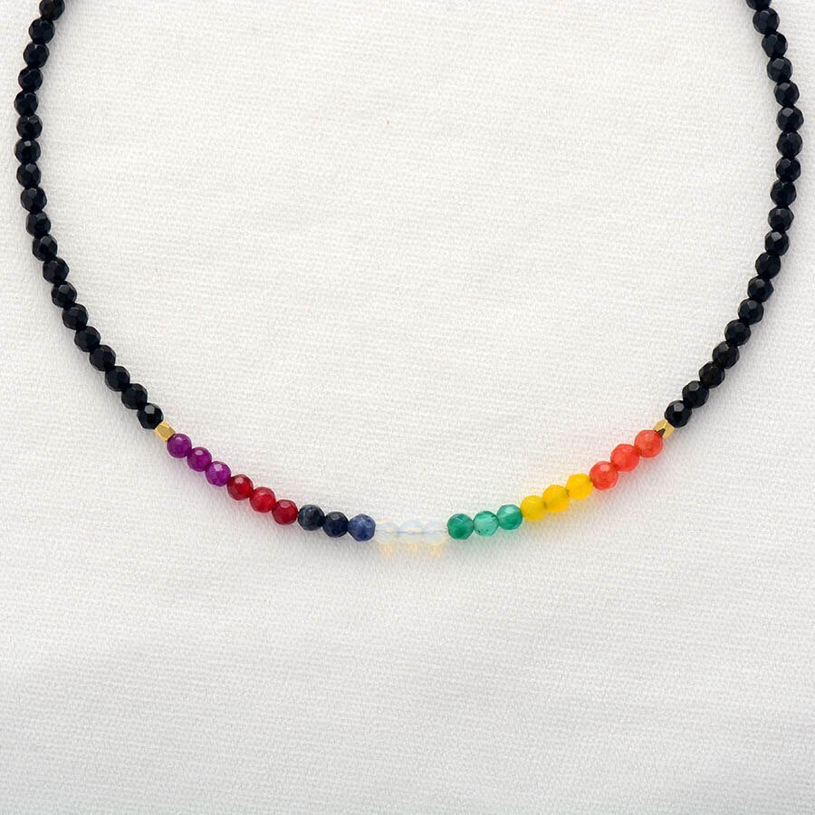 7 Chakra Halskette Choker