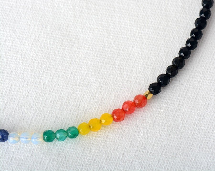7 Chakra Halskette Choker