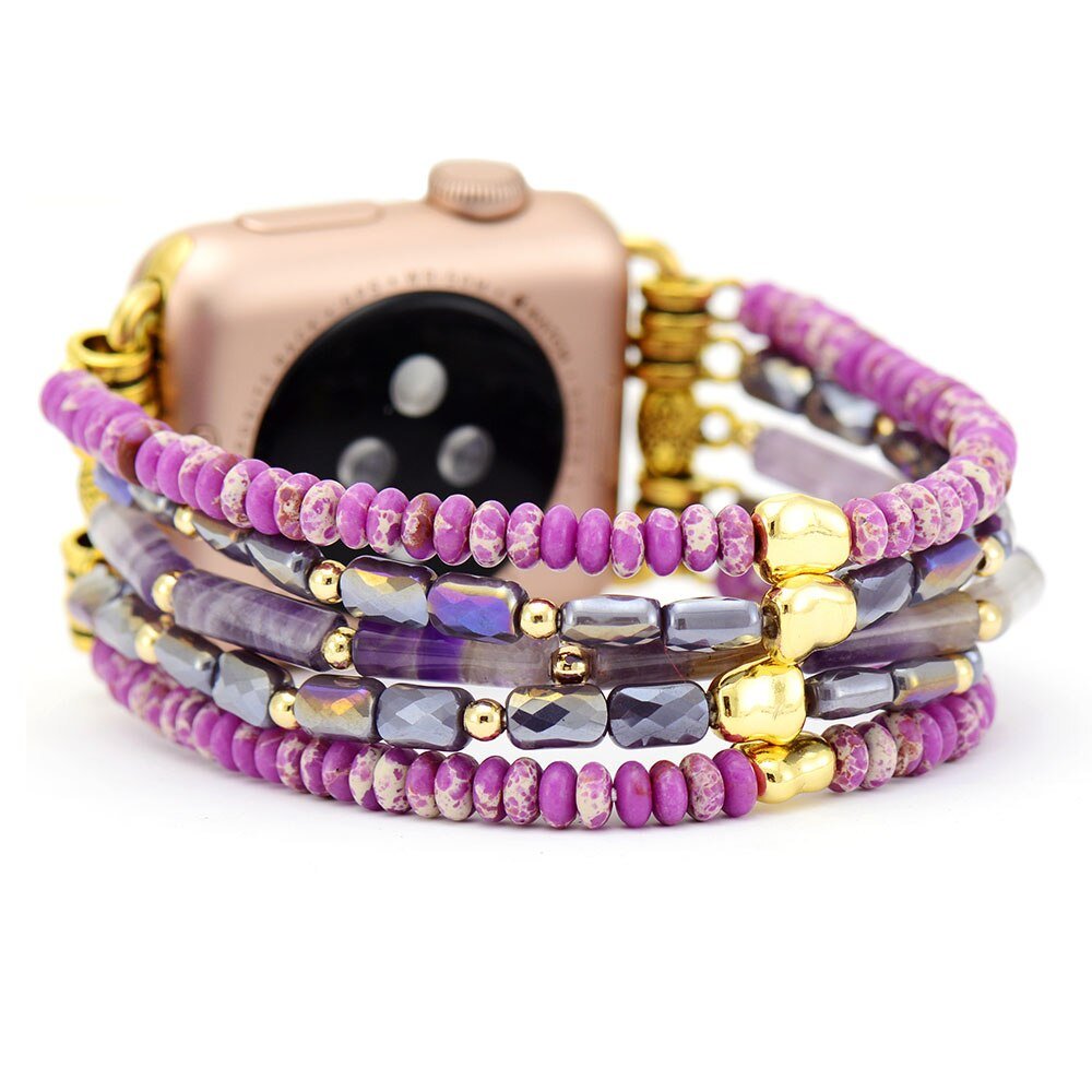 Aurora Apple Uhr Perlenband