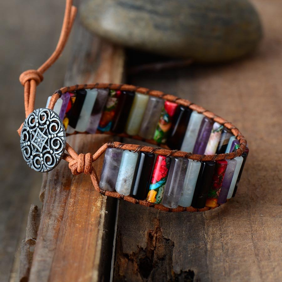 Bohemian Stone Manschettenarmband