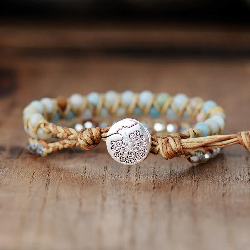 Beruhigendes Doppel-Wickel-Armband