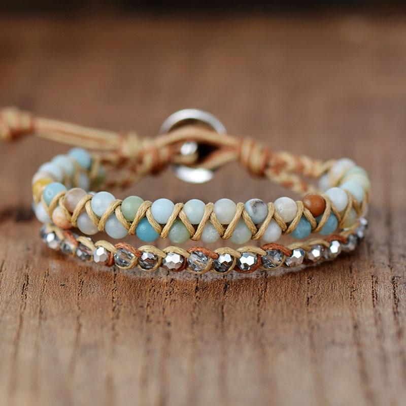 Beruhigendes Doppel-Wickel-Armband