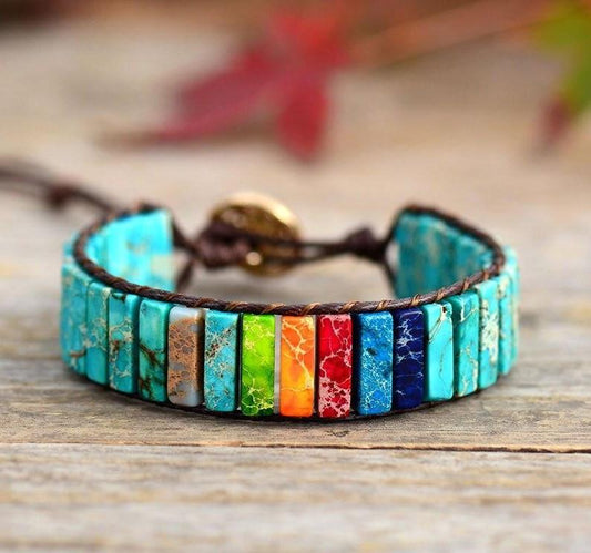 7 Farben Chakra-Armband
