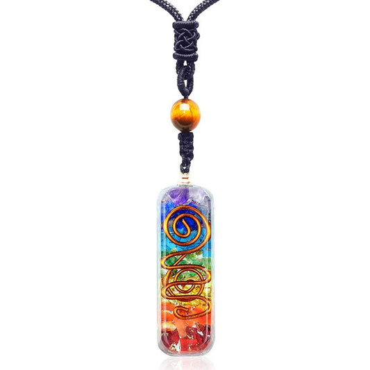 7 Chakra Orgon Energie Pendel Halskette
