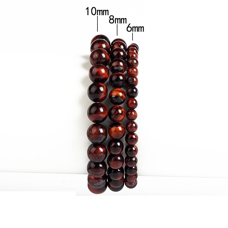 Beleuchtung Rotes Tigerauge Naturstein Energie-Armband