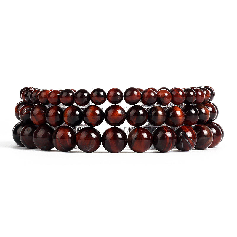 Beleuchtung Rotes Tigerauge Naturstein Energie-Armband