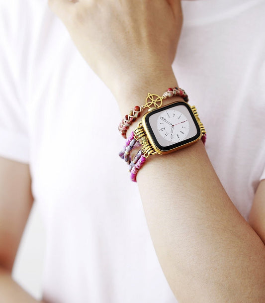 Aurora Apple Uhr Perlenband
