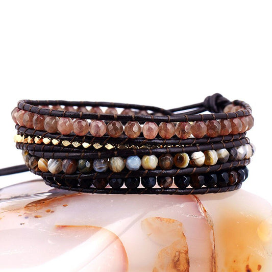 Perlenarmband 5 Wickelarmband