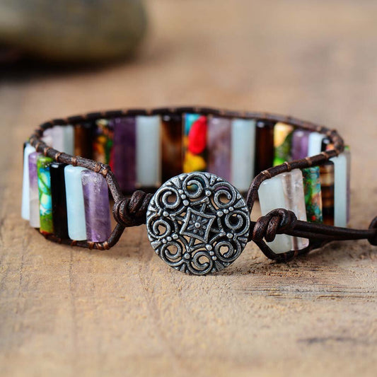 Bohemian Stone Manschettenarmband