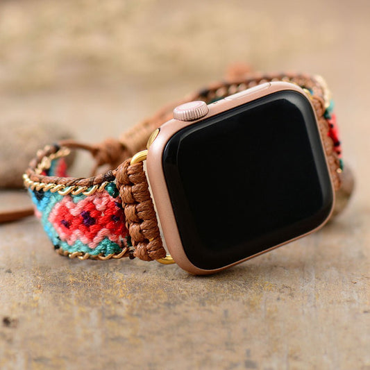 Böhmisch geflochtenes Apple Watch Armband