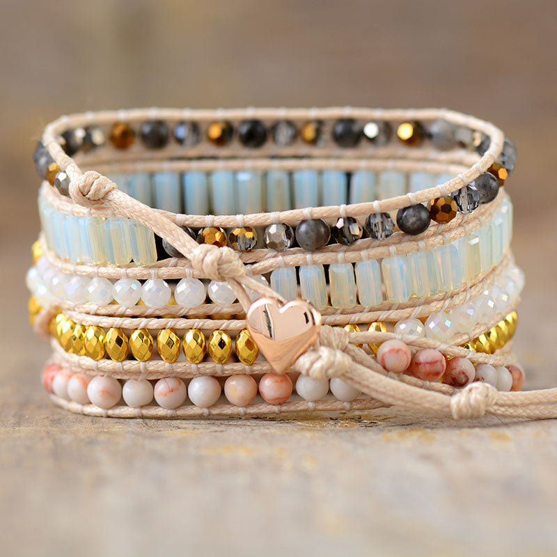 Kristall Apple Uhr Wickelarmband