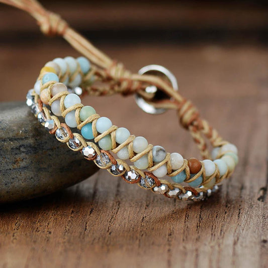 Beruhigendes Doppel-Wickel-Armband