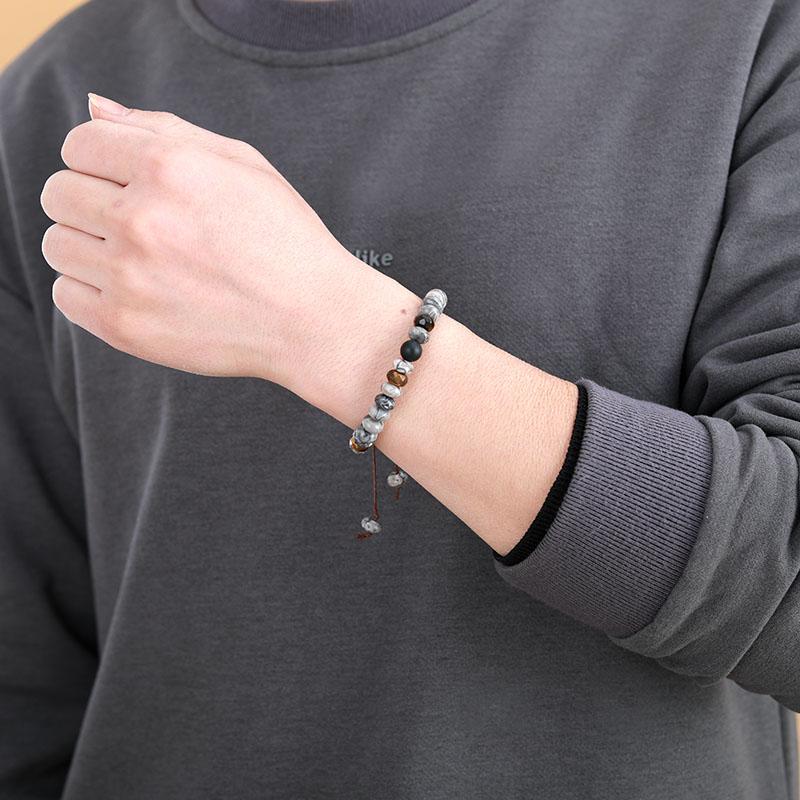 Balance Jaspis Perlenarmband